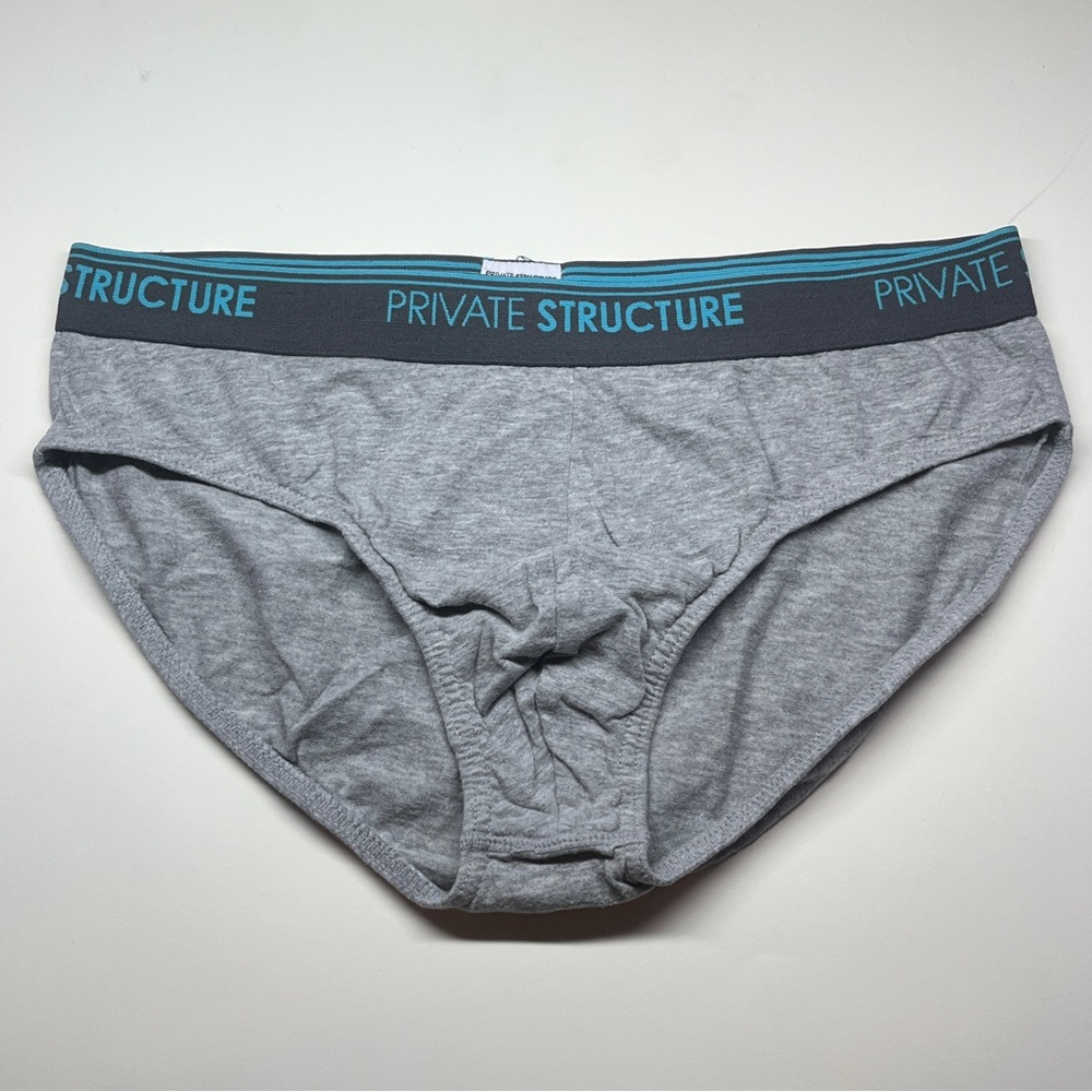 Gray Men's Briefs Private Structure